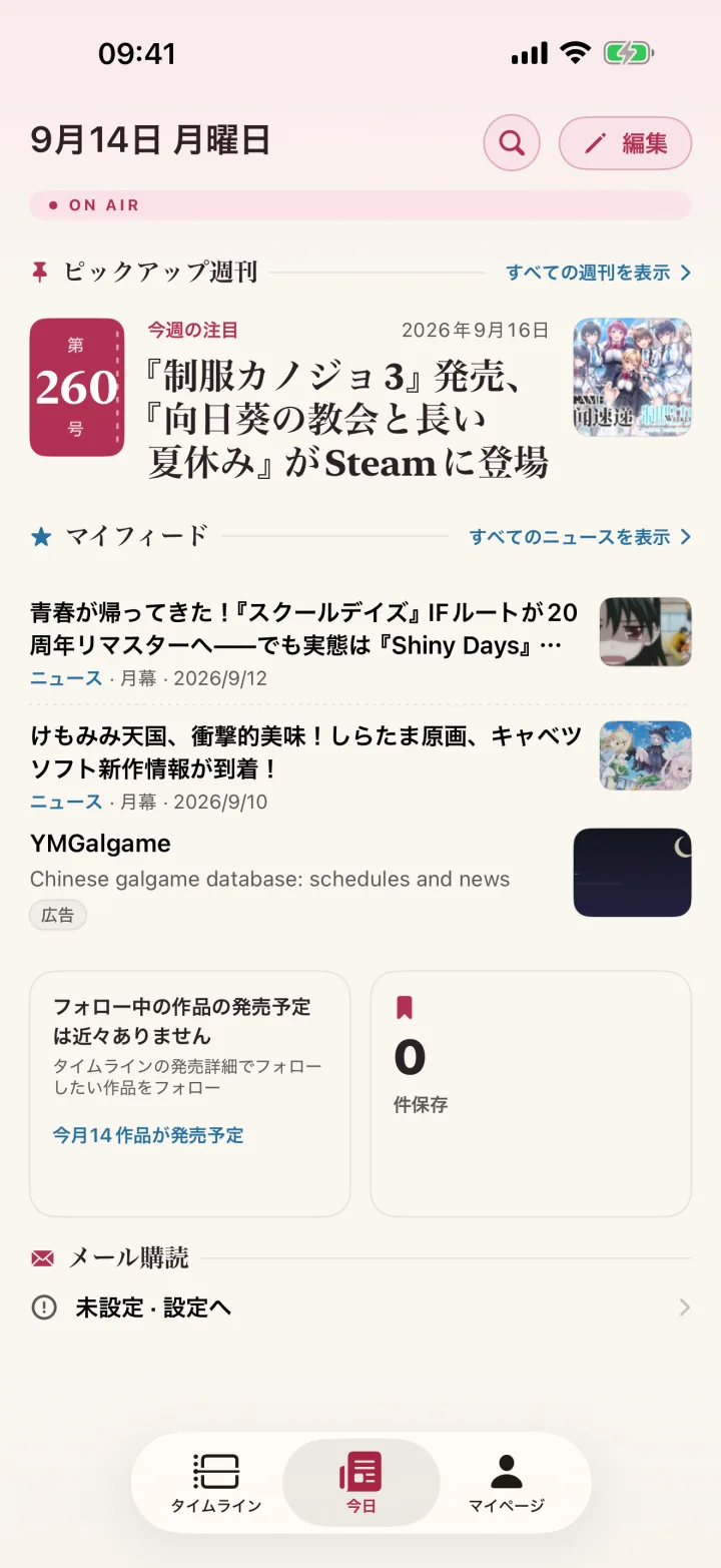 今日